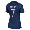 Goedkope Paris Saint Germain 2023-24 Mbappé 7 Dames Thuisshirt
